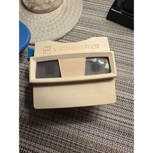 GAF View-Master OS Toy Unisex Cream Red Vintage 3D Reel Viewer Lot Retro 1970s